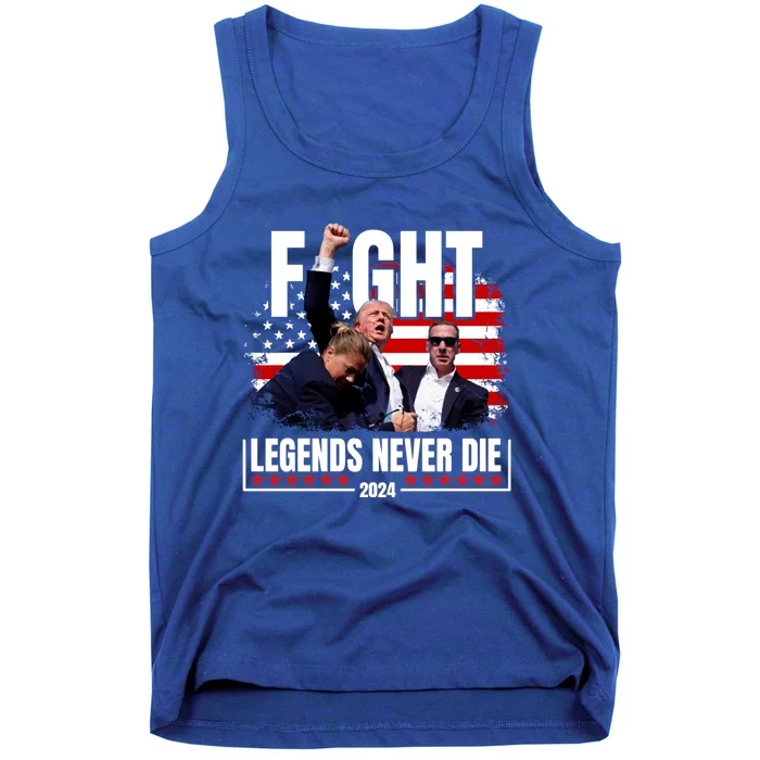 Fight Legends Never Die 2024 Trump Shooting Tank Top