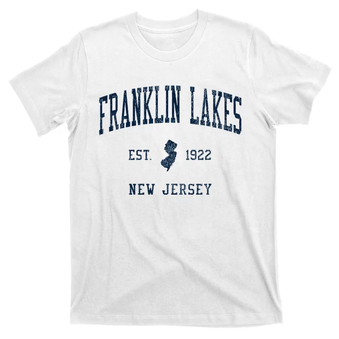 Franklin Lakes Nj Vintage Athletic Sports T-Shirt