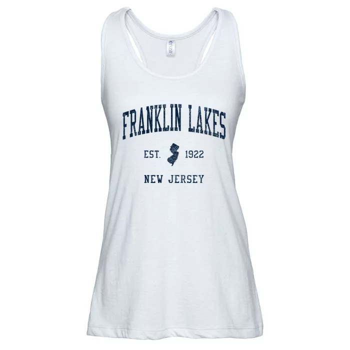 Franklin Lakes Nj Vintage Athletic Sports Ladies Essential Flowy Tank