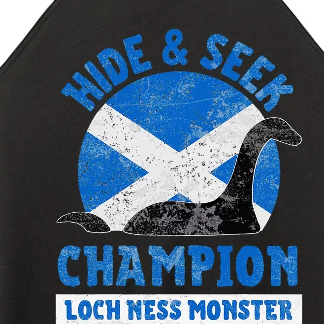 Funny Loch Ness Monster Nessie Hide And Seek Champion Women’s Perfect Tri Rocker Tank