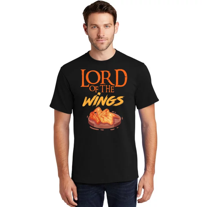 Funny Lord Of The Wings Chicken Wings Funny Chicken Wings Gift Tall T-Shirt