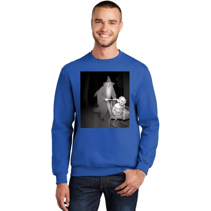 Funny L O T. R Gan Dolf Wizard Shopping Cart Smeag Cool Tall Sweatshirt