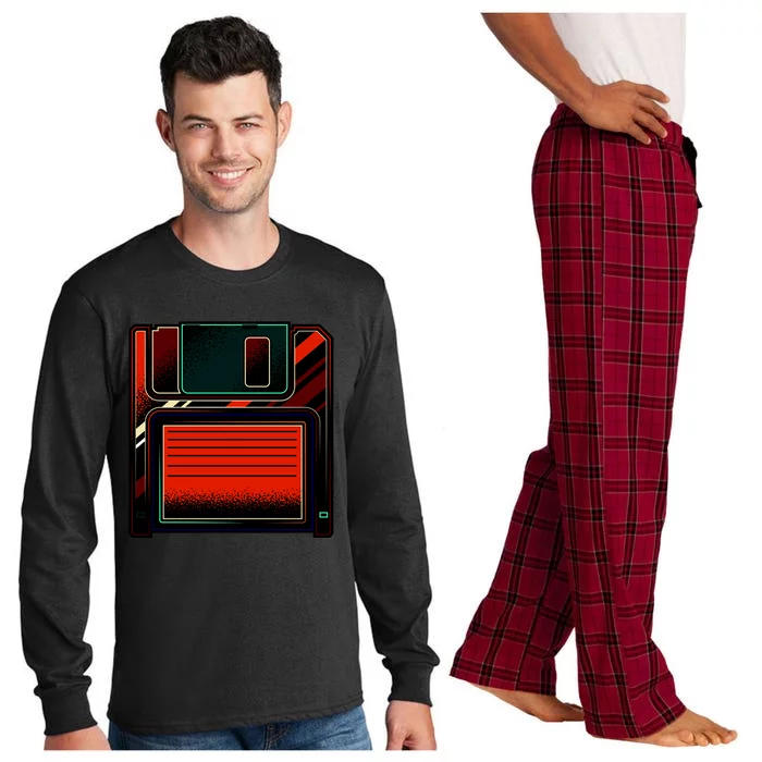 Floppy Disc Long Sleeve Pajama Set