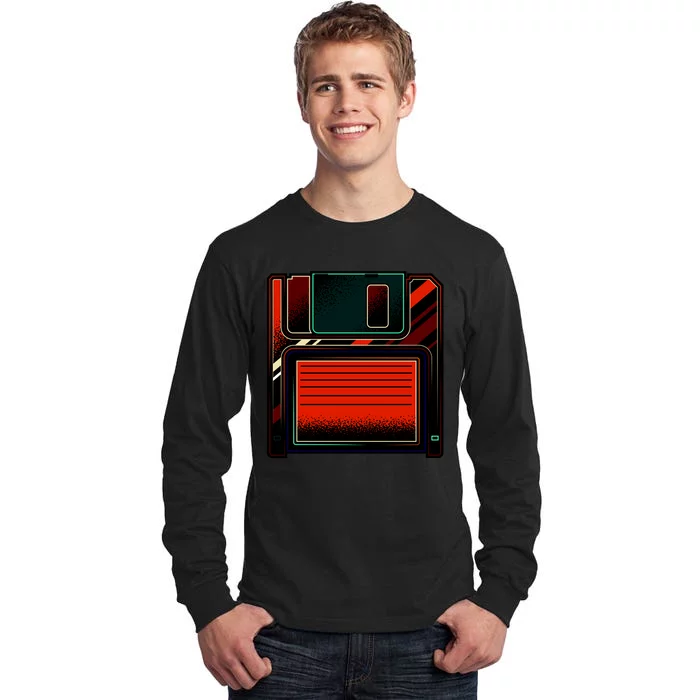 Floppy Disc Tall Long Sleeve T-Shirt