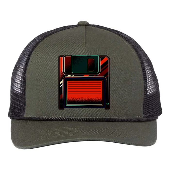 Floppy Disc Retro Rope Trucker Hat Cap