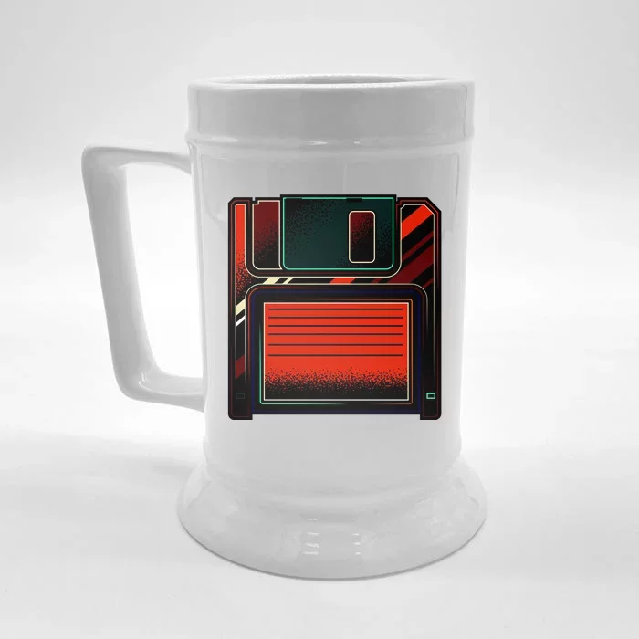 Floppy Disc Front & Back Beer Stein