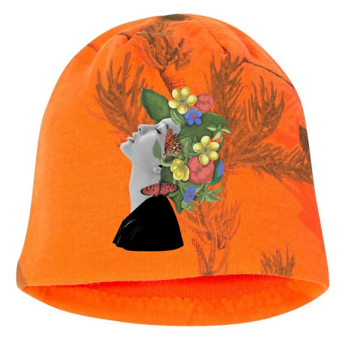 Floral Hat Art Kati - Camo Knit Beanie