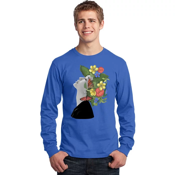 Floral Hat Art Tall Long Sleeve T-Shirt