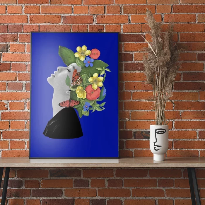 Floral Hat Art Poster