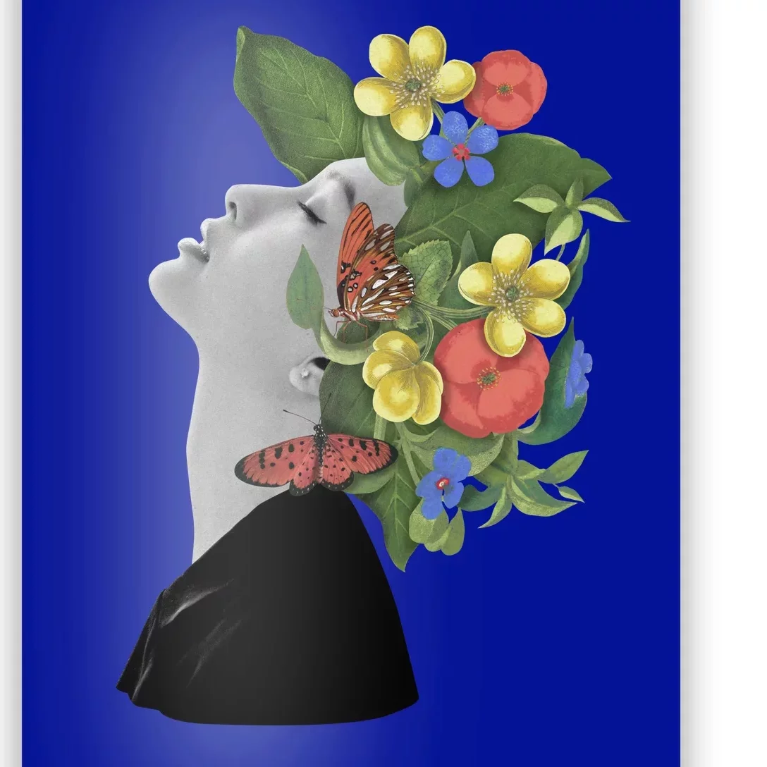 Floral Hat Art Poster