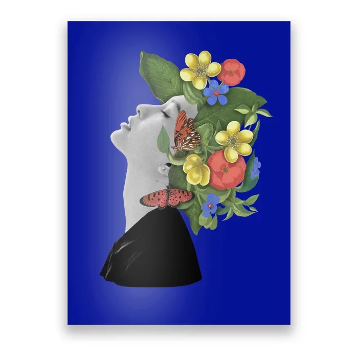 Floral Hat Art Poster