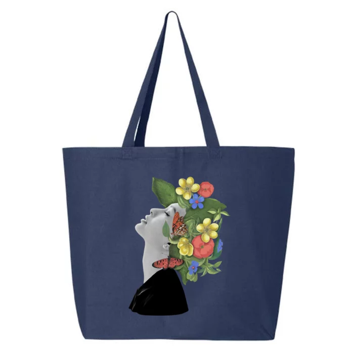 Floral Hat Art 25L Jumbo Tote