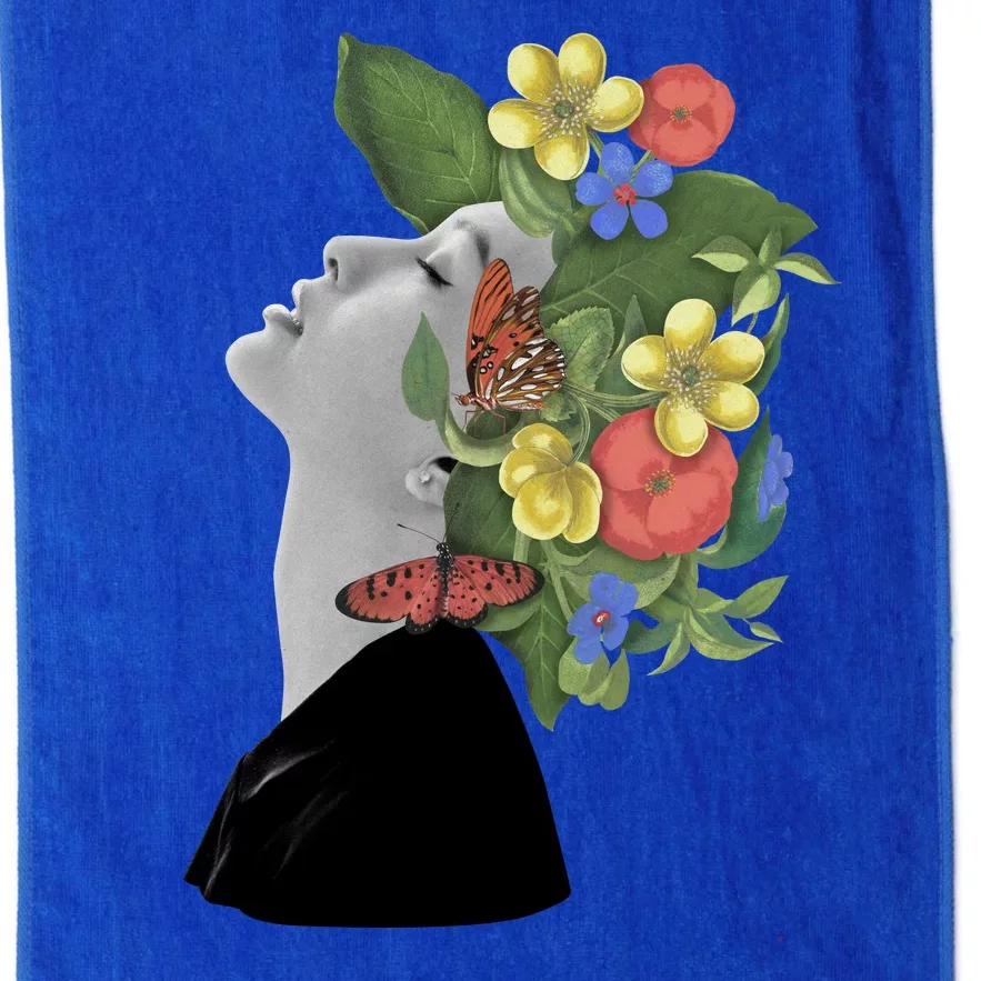 Floral Hat Art Platinum Collection Golf Towel