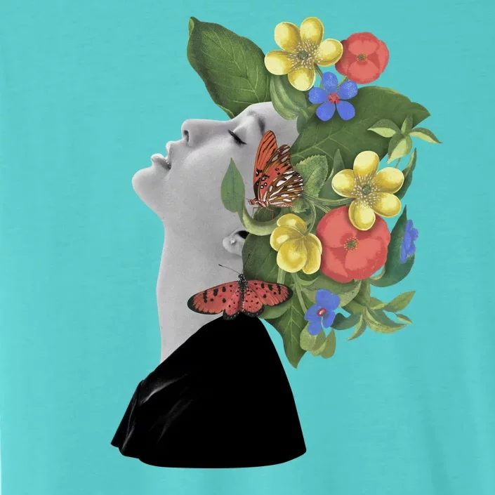 Floral Hat Art ChromaSoft Performance T-Shirt