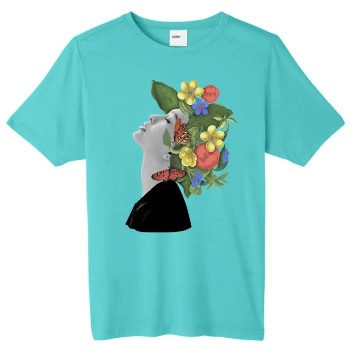 Floral Hat Art ChromaSoft Performance T-Shirt