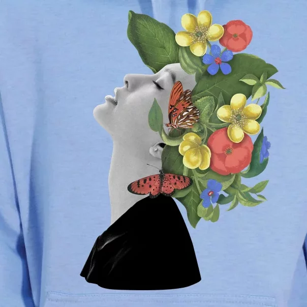 Floral Hat Art Unisex Surf Hoodie