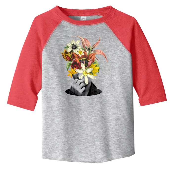 Floral Head Art Toddler Fine Jersey T-Shirt