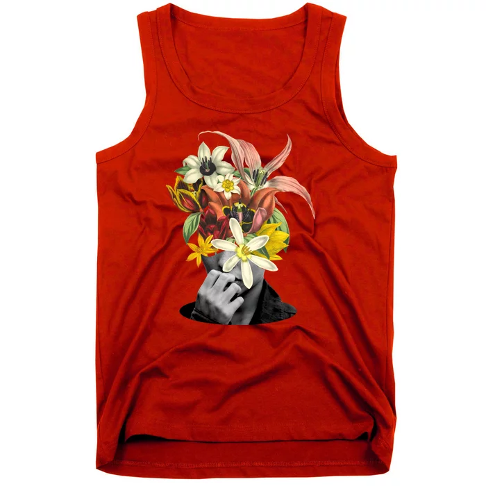 Floral Head Art Tank Top