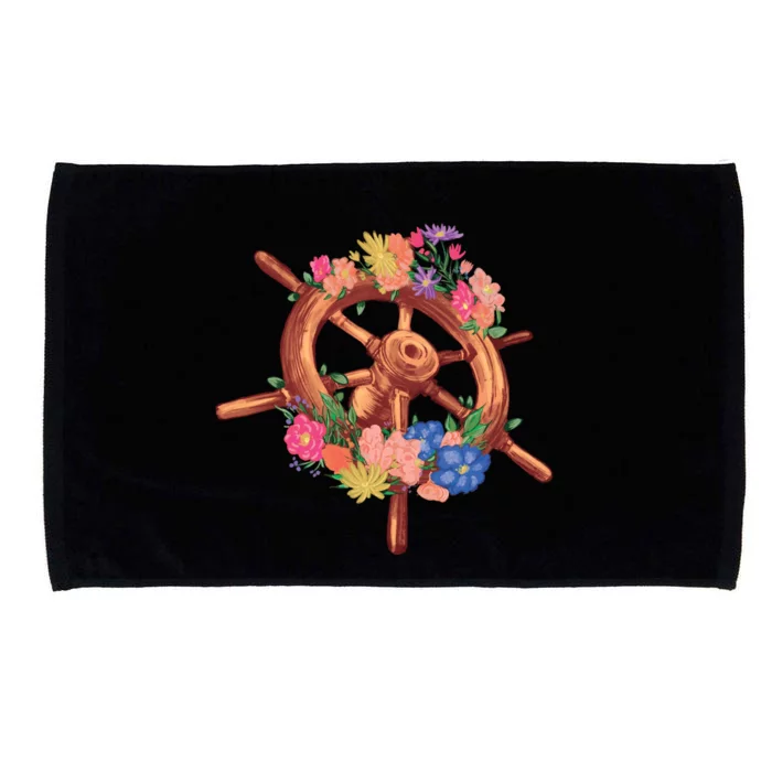 Floral Helm Microfiber Hand Towel