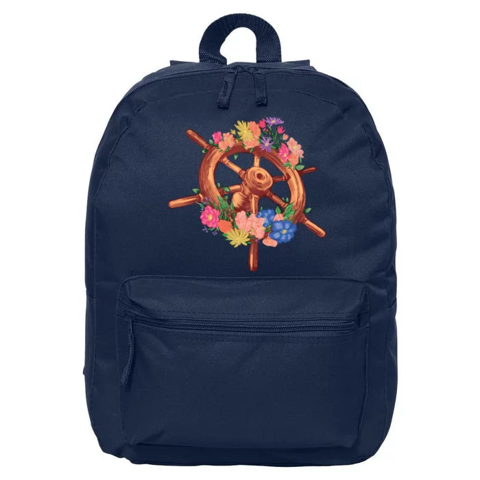 Floral Helm 16 in Basic Backpack