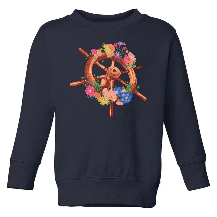 Floral Helm Toddler Sweatshirt