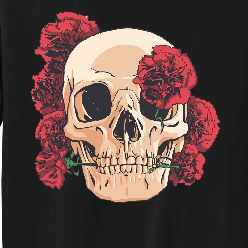 Floral Skull Sweatshirt