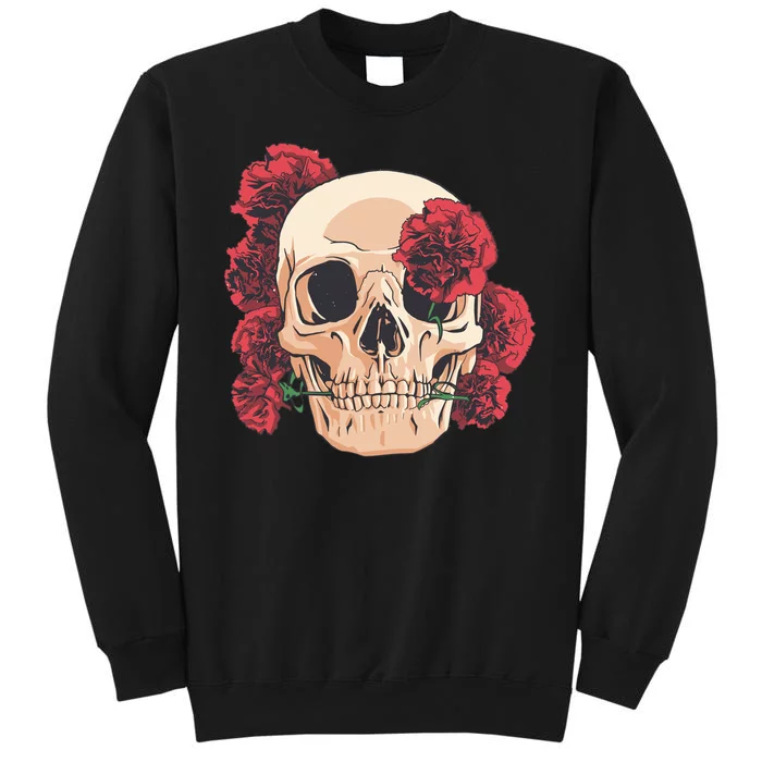 Floral Skull Sweatshirt