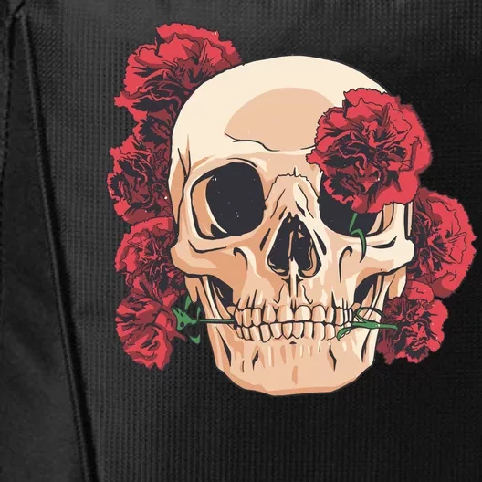 Floral Skull City Backpack