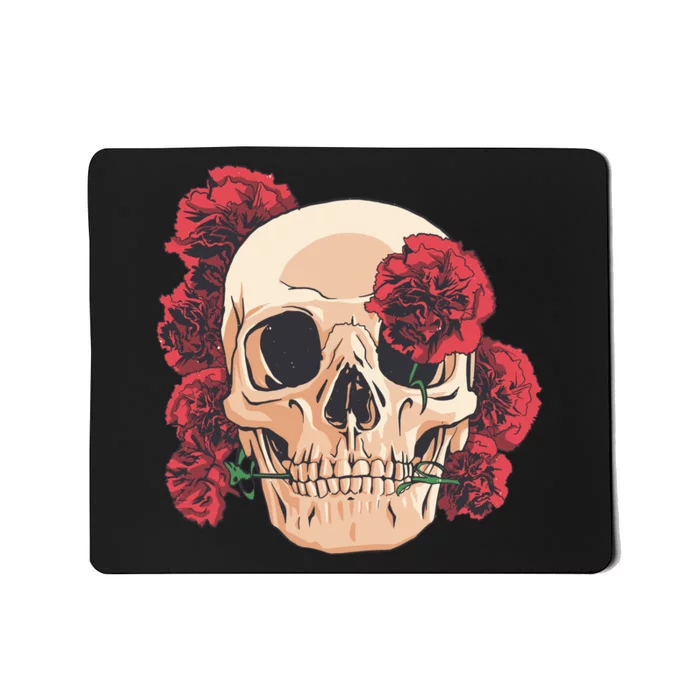 Floral Skull Mousepad