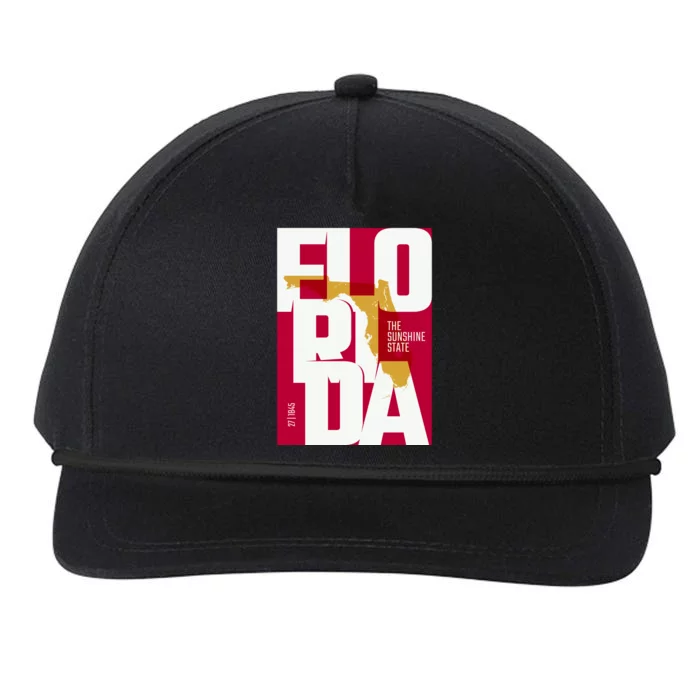 Florida Snapback Five-Panel Rope Hat