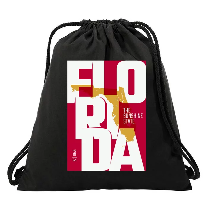 Florida Drawstring Bag