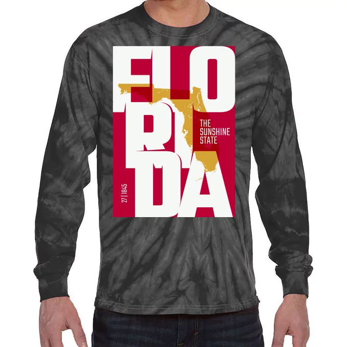 Florida Tie-Dye Long Sleeve Shirt