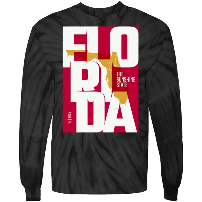 Florida Tie-Dye Long Sleeve Shirt