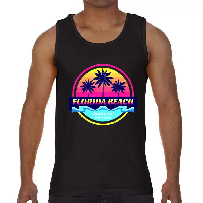 Florida Beach Retro Comfort Colors® Tank Top