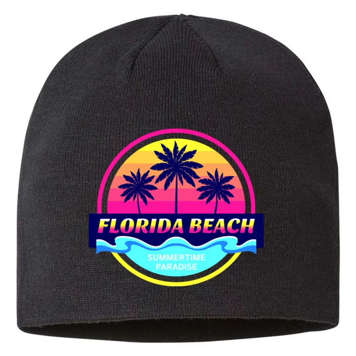 Florida Beach Retro 8 1/2in Sustainable Knit Beanie