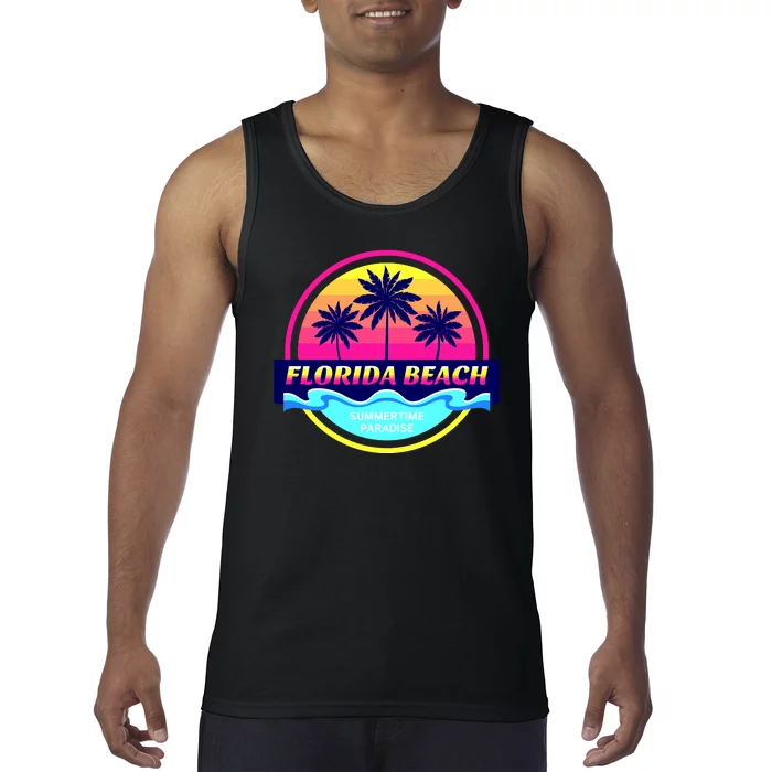 Florida Beach Retro Tank Top