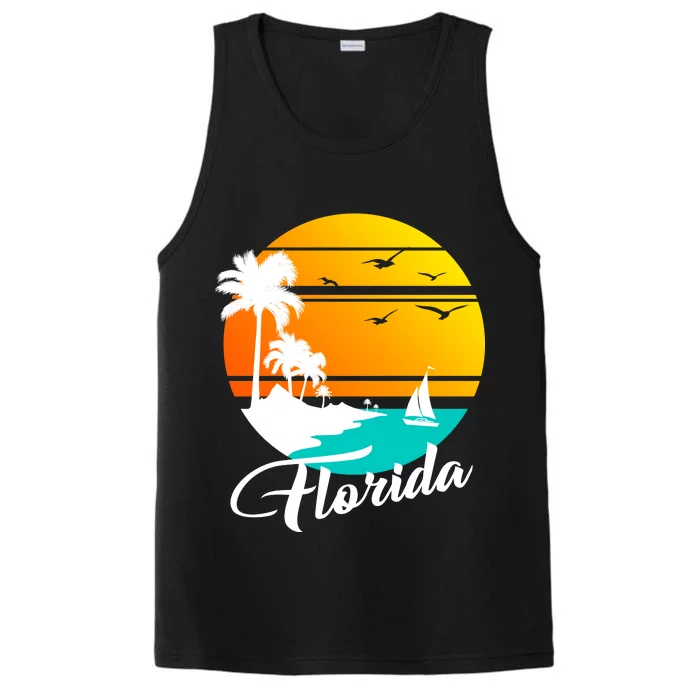 Florida Beach Sunset Performance Tank