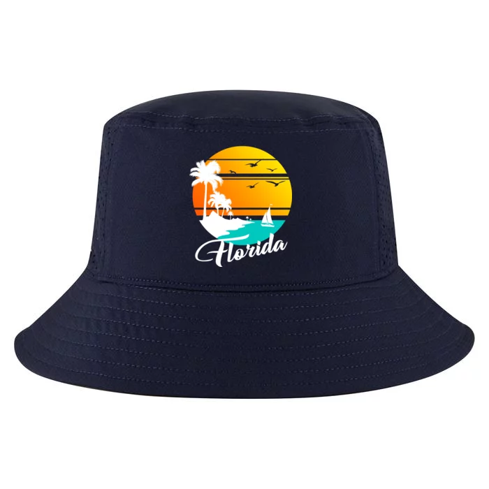 Florida Beach Sunset Cool Comfort Performance Bucket Hat