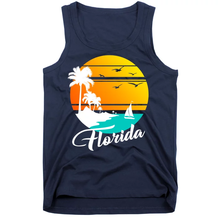 Florida Beach Sunset Tank Top