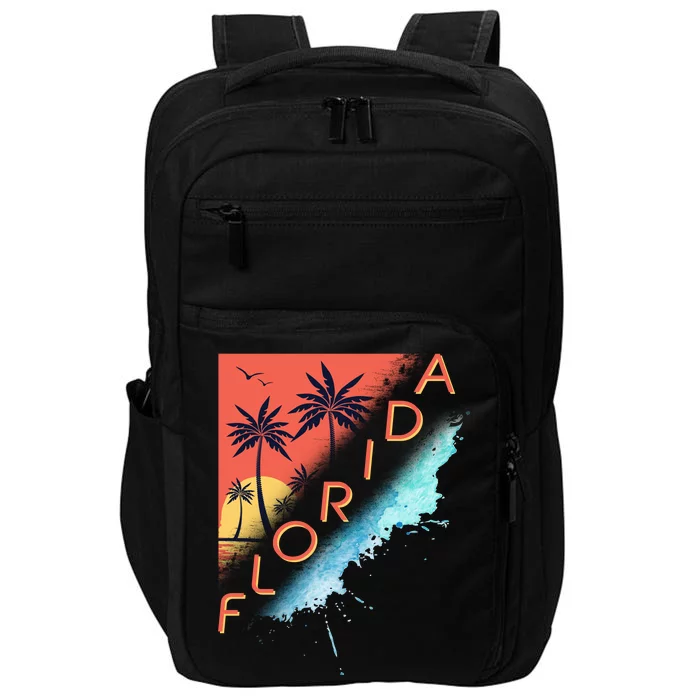 Florida Beach Vacation Impact Tech Backpack