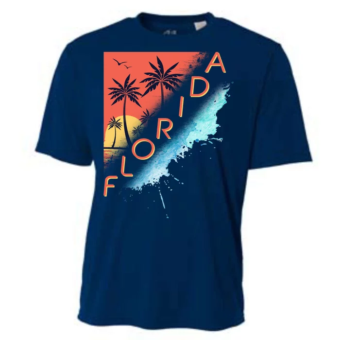 Florida Beach Vacation Cooling Performance Crew T-Shirt