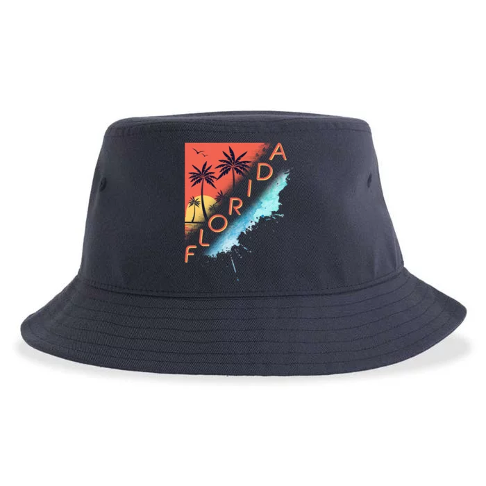 Florida Beach Vacation Sustainable Bucket Hat