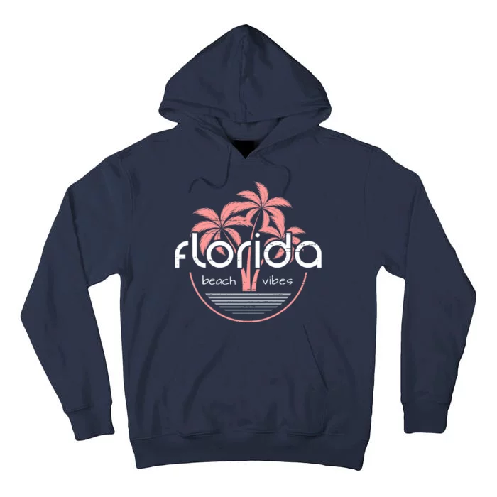 Florida Beach Vibes Retro Tall Hoodie