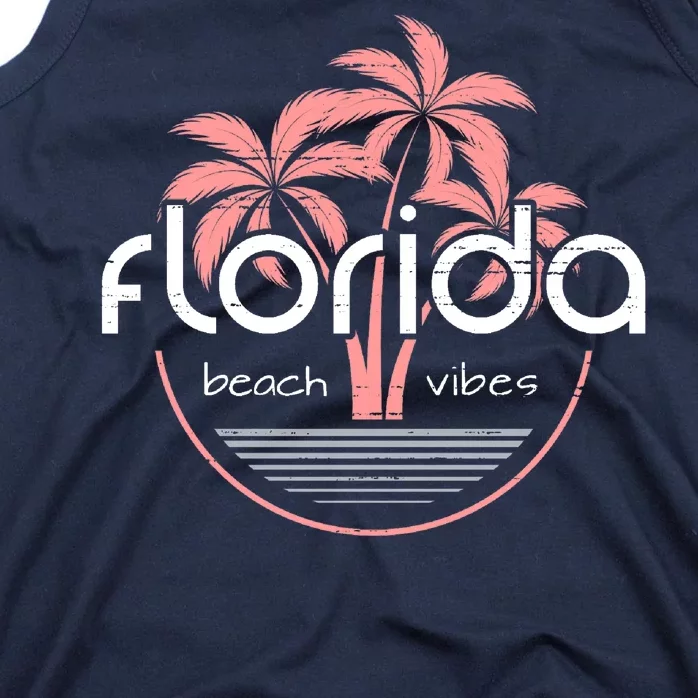 Florida Beach Vibes Retro Tank Top