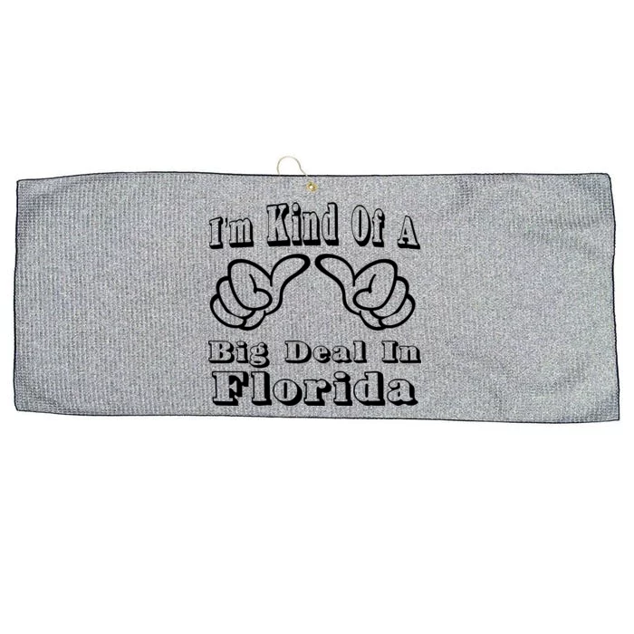 Florida Big Deal Large Microfiber Waffle Golf Towel