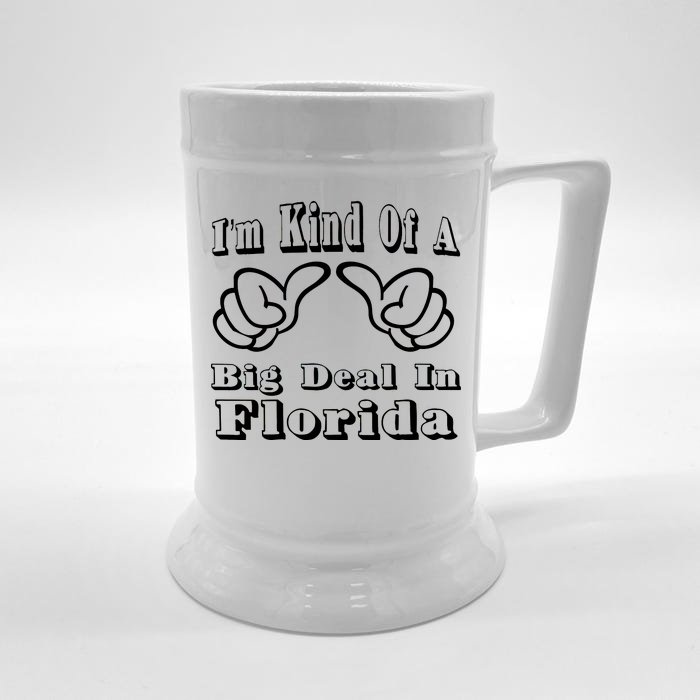 Florida Big Deal Front & Back Beer Stein