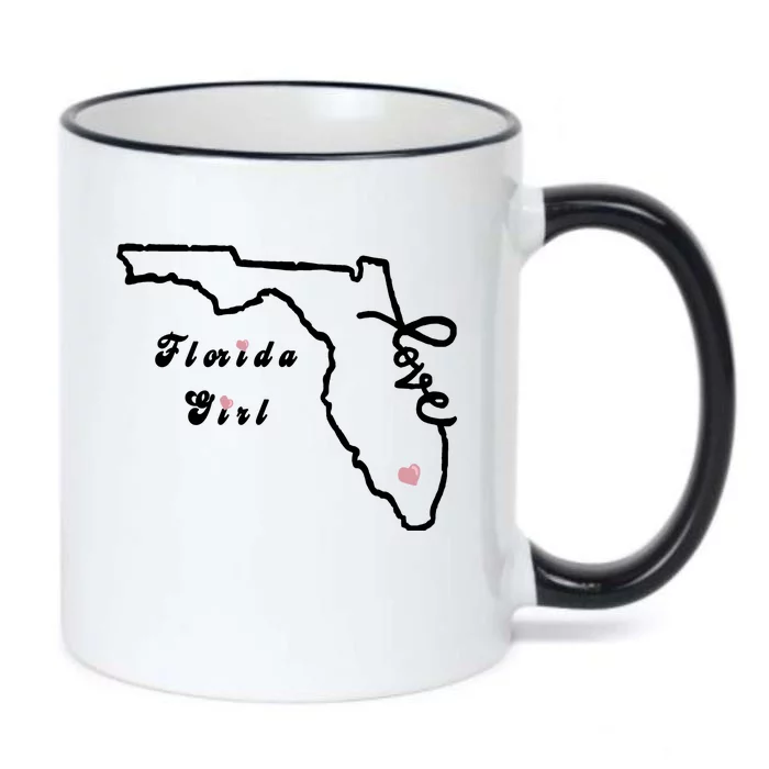 Florida Girl Black Color Changing Mug