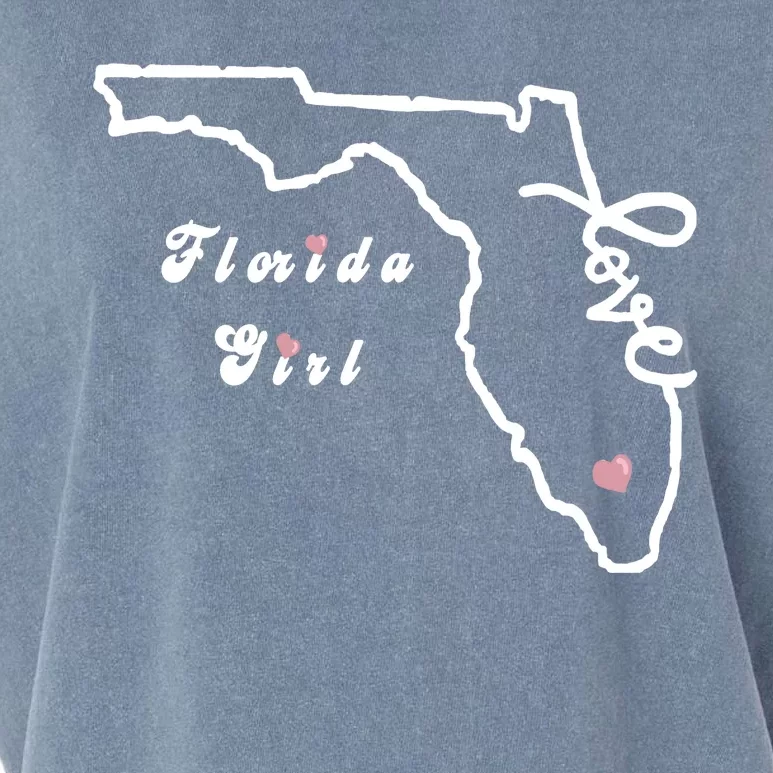 Florida Girl Garment-Dyed Women's Muscle Tee