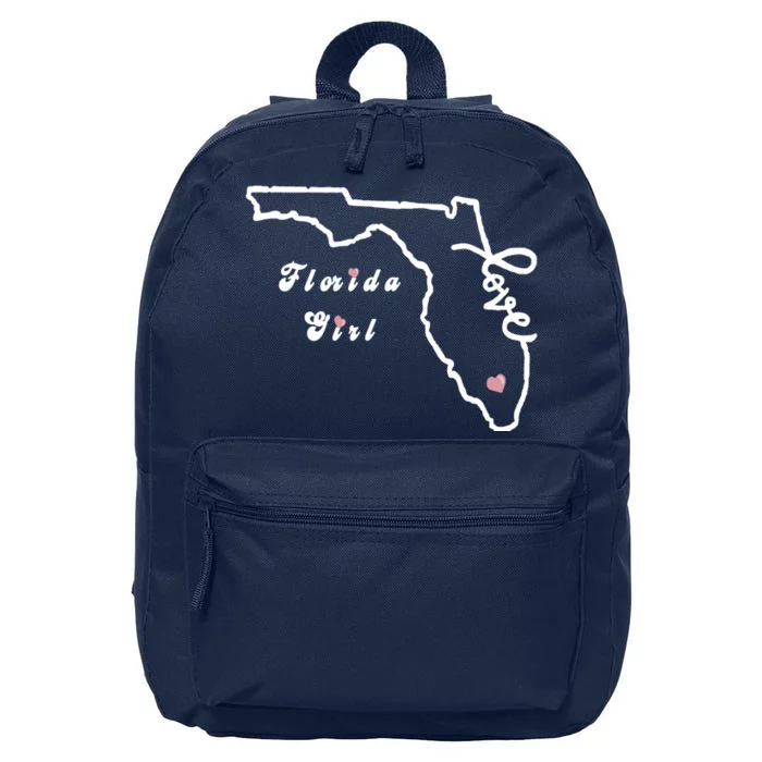 Florida Girl 16 in Basic Backpack