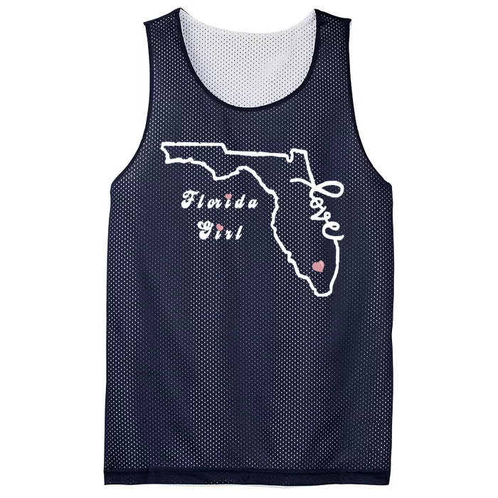 Florida Girl Mesh Reversible Basketball Jersey Tank